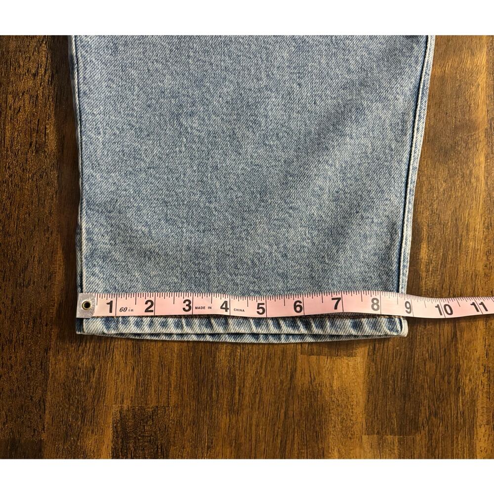 Talbots Women's 14 Petite 36 x 25 Jeans Ankle Straight High Rise Blue Denim - Picture 10 of 11